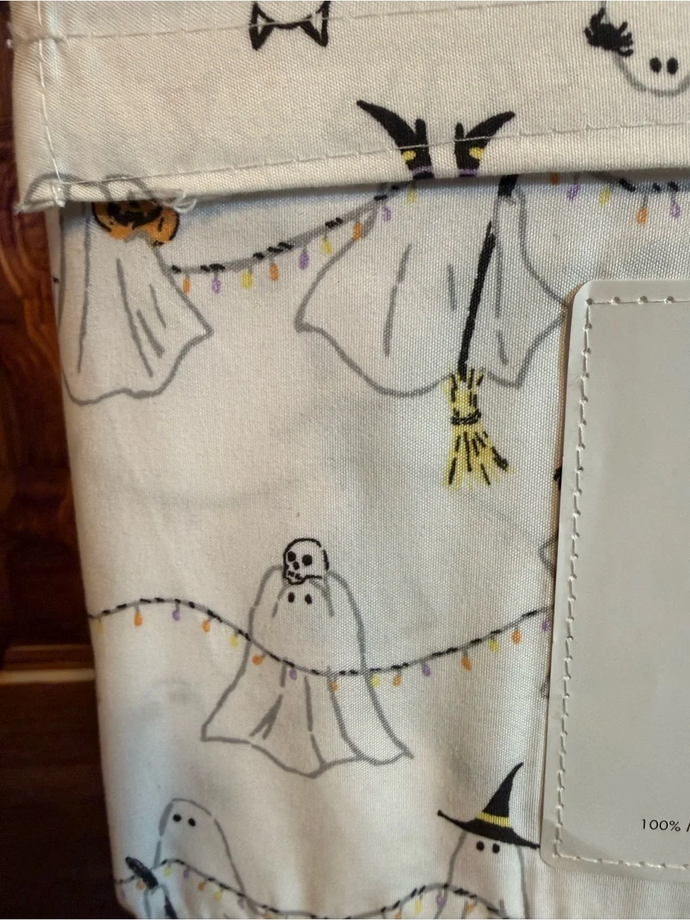 Ghost Trick or Treat Twin Sheet Set Halloween Summerween NWT London Kaye